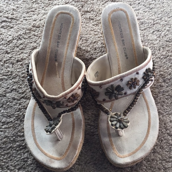 Boho straw wedges - Picture 2 of 8